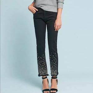 Anthropologie Pilcro Mid-Rise Slim Straight Jeans